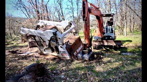 pulling a skid steer hurts